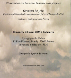 23 mars 2025 - Contes traditionnels des communautés juives de l'Europe de l'Est